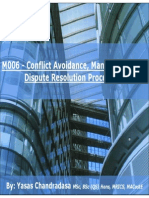 M006 Conflict Avoidance Management and Dispute Resolution (1)