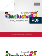 Educación Inclusiva. SEP-AFSEDF. 2013