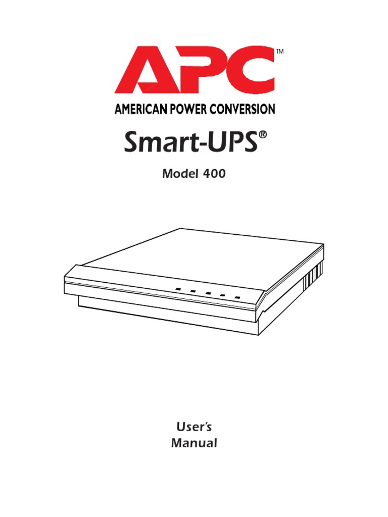 Apc-Smart Ups 400 | PDF | Power Inverter | Operating System