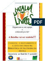 Cartaz Da Batalha Dos Livros