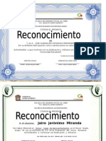 RECONOCIMIENTOS 2010