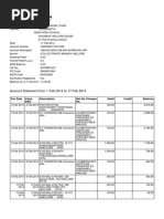 Account Statement From 1 Feb 2014 To 17 Feb 2014: TXN Date Value Date Description Ref No./Cheque No. Debit Credit Balance