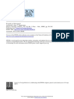 Rwanda in Retrospect Author(s) : Alan J. Kuperman Source: Foreign Affairs, Vol. 79, No. 1 (Jan. - Feb., 2000), Pp. 94-118 Published By: Stable URL: Accessed: 19/11/2013 08:06