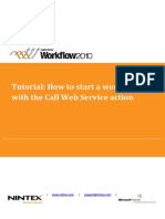 How to Start a Workflow With the Call Web Service Action