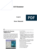 A3 Scanner: User Manual