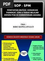 Download Sop Dan Spm Penetapan MutasiKenaikan Pangkat Dan Tugas-ijin Belajar Dosen Ptai Di Lingkungan Kemenag2013 by RidwanWan SN236090464 doc pdf