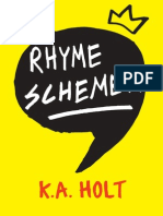 Rhyme Schemer (Excerpt) by K.A. Holt