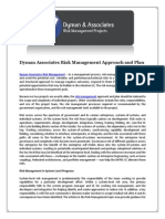 Dyman Associates Risk Management Approach and Plan