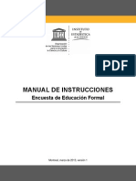 Instruction Manual Survey of Formal Education v1 2014 Spa