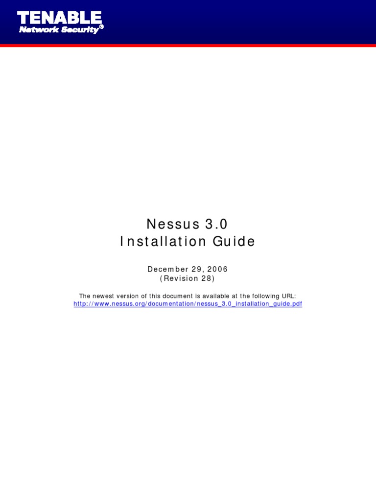 Nessus 3.0 Installation Guide | PDF | Information Security ...