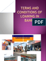 Terms and Conditions of Loaning in Banks