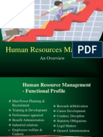 Human Resources Management: An Overview