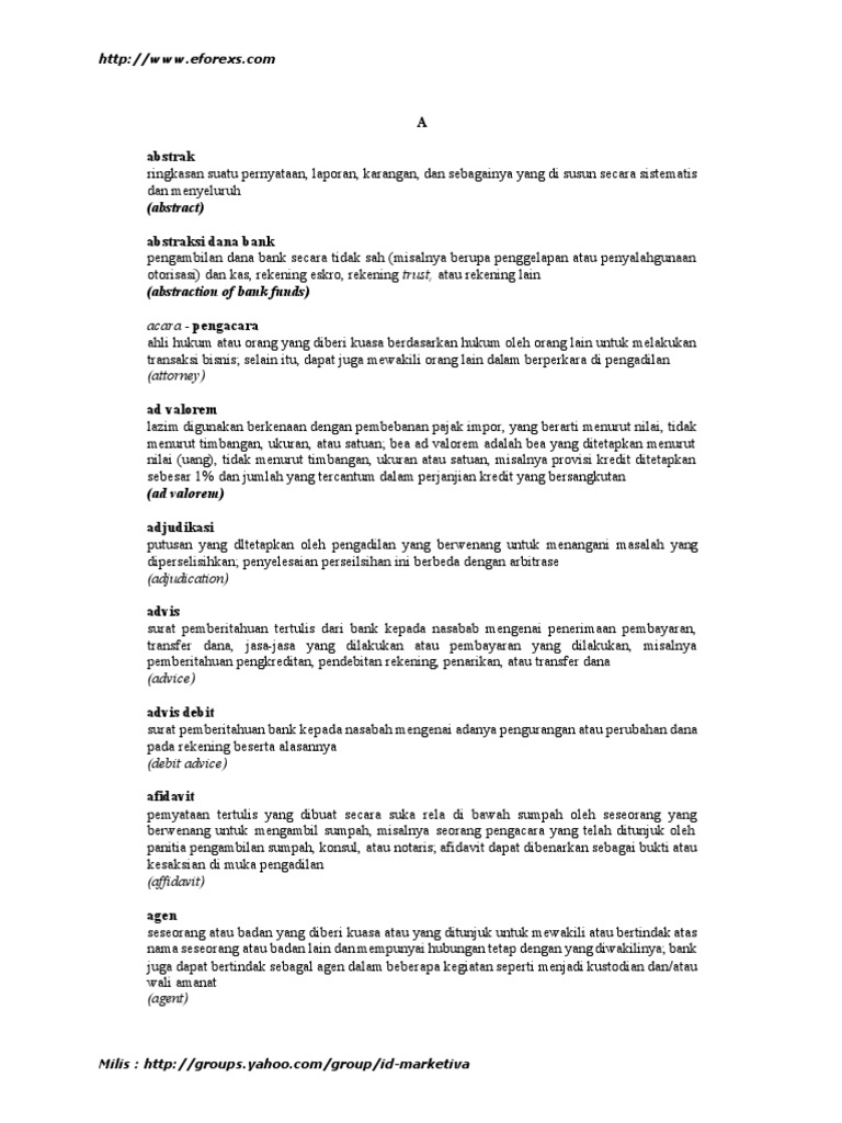 Kamus Perbankan Pdf