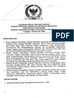 01. Laporan Tim Kerja Kasus Munir Ke Paripurna DPR