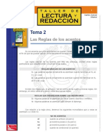 La Acentuación, Reglas de Los Acentos