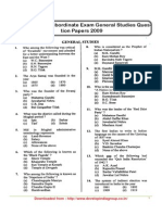 .Developindiagroup - Co.in/: UPPCS Lower Subordinate Exam General Studies Ques-Tion Papers 2009