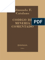 Catalano Edmundo - Codigo de Mineria Comentado