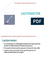 Lacto Meter