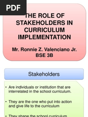 Autonomy in Curriculum Development