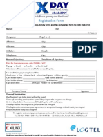 Registration Form for Participant X-day_12_2014