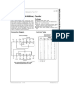 DM74LS393 Dual 4-Bit Binary Counter: General Description Features