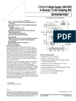 3 V To 5 V Single Supply, 200 KSPS 8-Channel, 12-Bit Sampling ADC AD7858/AD7858L