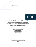 Laporan Tahunan Konflik Sumber Daya Alam 2007 - Ind PDF