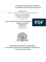 A Dissertation: Submitted in Partial Fulfillment of The Requirements For The Award of The Degree of