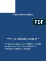 Software Equation