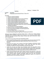 Surat Edaran Mendikbud Tentang Pelaksanaan Inmen No 2 Tahun 2011