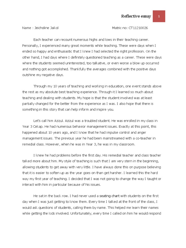 self improvement essay