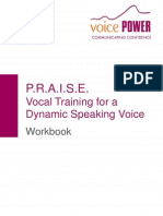 PRAISE Vocal Training for a Dynamic Speaking Voice Workbook 1