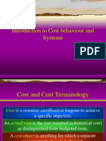 Introduction to Cost Systems and Behavious