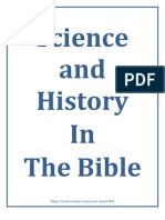 Science and History in The Bible