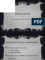 PENULISAN Karangan Jenis Peribahasa