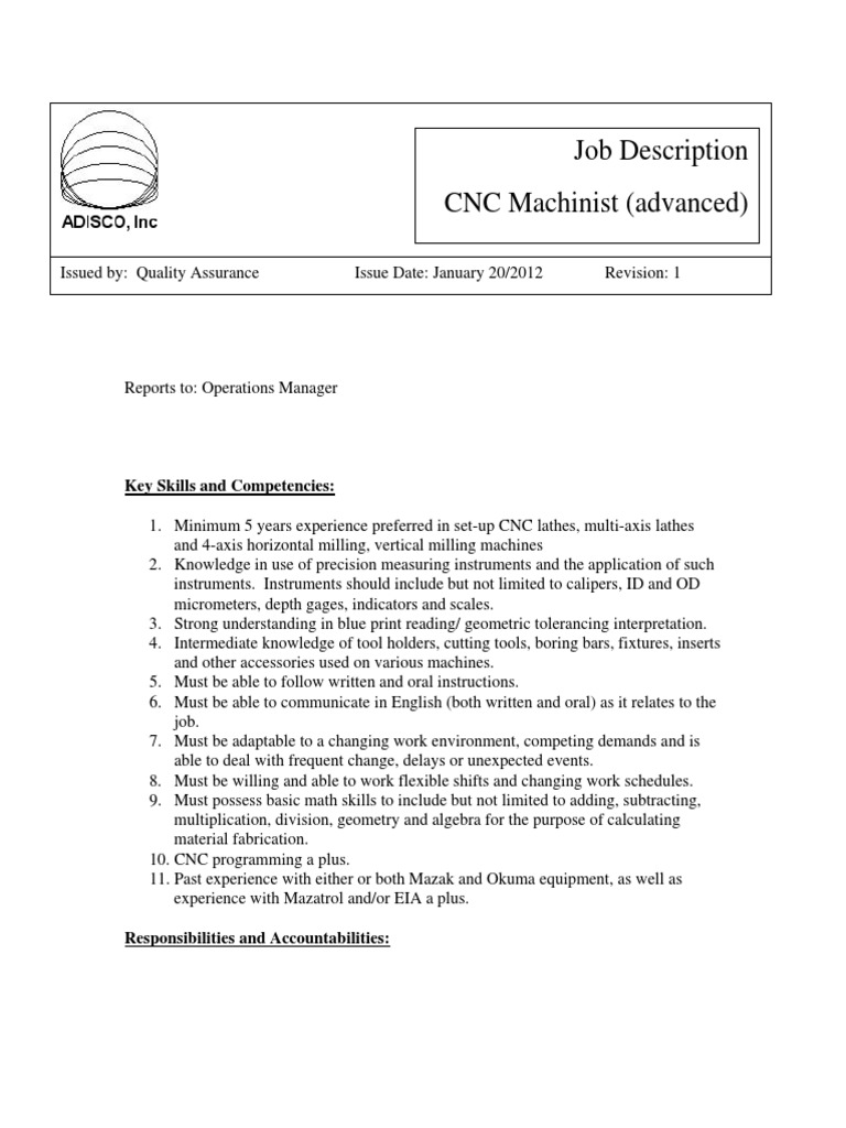 job-description-cnc-machinist-advanced-key-skills-and-competencies-numerical-control