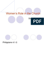 Women's Role in The Church