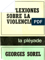 Georges Sorel. Reflexiones Sobre La Violencia PDF
