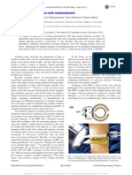 Competing Nonlinearities With Metamaterials