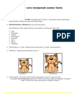 Mari Kita Belajar Cara Menjawab Soalan Sains Bahagian B
