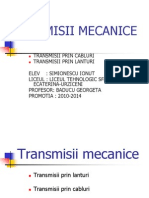 Transmisii Prin Cabluri Si Lanturi