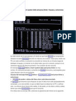 Disk Boot Failure