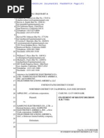 14-08-07 Samsung Filing on Office Action in Reexamination of Apple's '172 Patent