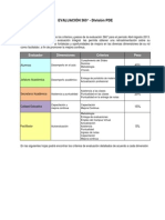Criterios Evaluación 360°2013-I  PDE