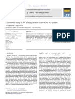 Calorimetric Study of The Entropy Relation in The NaCl-KCl System