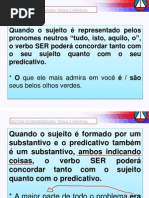 4a Aula Verbo SER e Sujeito Oracional AULA 04
