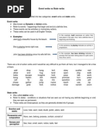 Event Verbs Vs State Verbs