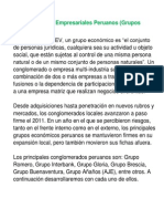 Conglomerados Empresariales Peruanos