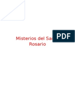 Misterios Del Santo Rosario Dolorosos