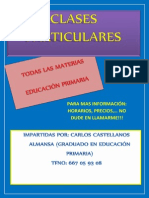 Cartel Clases Parti